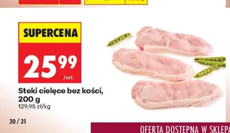 Steki cielęce bez kości