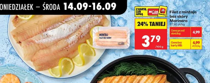 Filet z mintaja bez skóry Marinero