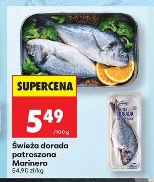 Świeża dorada patroszona Marinero