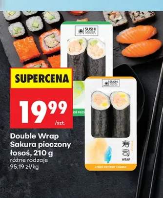 Double Wrap Sakura pieczony łosoś