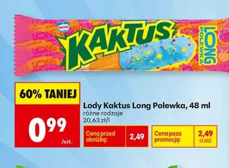 Lody Kaktus Long Polewka