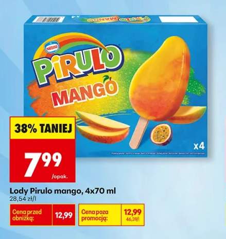 Lody Pirulo mango 4-pak 70 ml