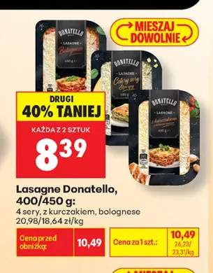 Lasagne 4 sery Donatello +2 warianty