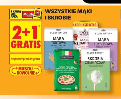 Mąki i skrobie +5 wariantów