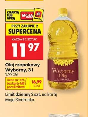 Olej rzepakowy Wyborny