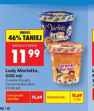 Lody Marletto Cookie Dough +1 wariant