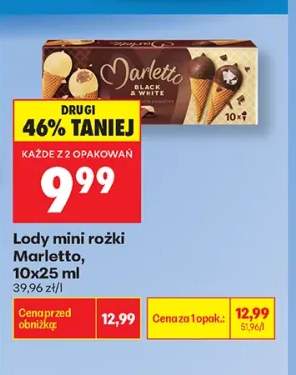 Lody mini rożki Marletto 10-pak