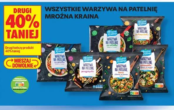 Warzywa na patelnię Mroźna Kraina +6 wariantów