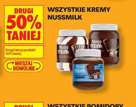 Kremy Nussmilk +3 warianty