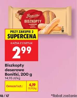 Biszkopty deserowe Bonitki