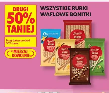 Rurki waflowe Bonitki +5 wariantów