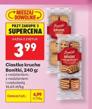 Ciastka kruche z nadzieniem Bonitki +1 wariant