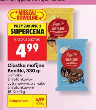 Ciastka mafijne o smaku śmietankowo-cytrynowym Bonitki +1 wariant