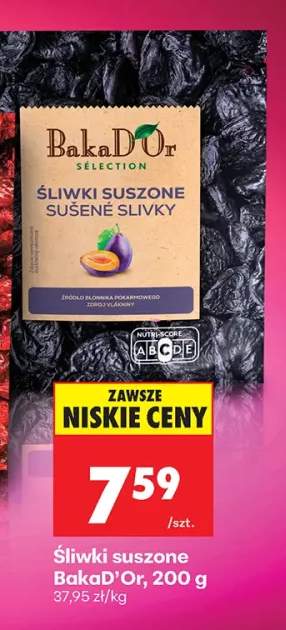 Śliwki suszone BakaD'Or