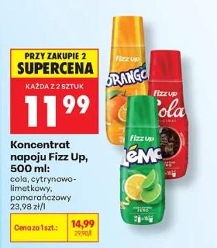 Koncentrat napoju Fizz Up cola +2 warianty