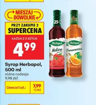 Syrop Herbapol malina +1 wariant