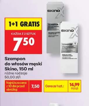 Szampon do włosów męski Skino przeciwłupieżowy i przeciw wypadaniu +1 wariant