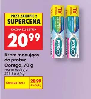 Krem mocujący do protez Corega mocno miętowy +1 wariant