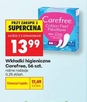 Wkładki higieniczne Carefree