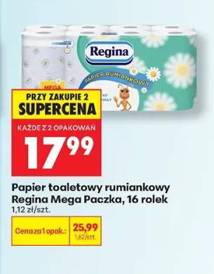 Papier toaletowy rumiankowy Regina Mega Paczka 16-pak