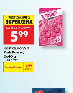 Kostka do WC Pink Power 2-pak