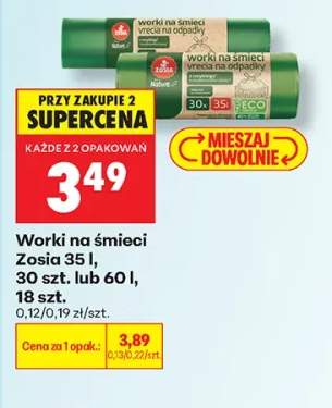 Worki na śmieci Zosia 35 l +1 wariant