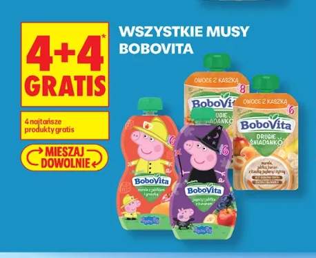 Mus owocowy morele z jabłkiem i gruszką BoboVita +3 warianty