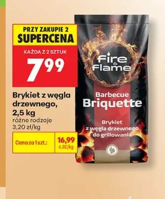 Brykiet z węgla drzewnego Fire & Flame