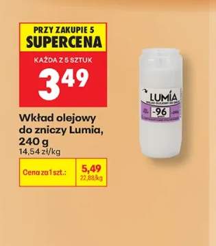 Wkład olejowy do zniczy Lumia