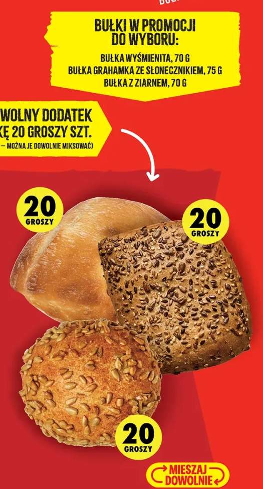 Bułka wyśmienita +2 warianty