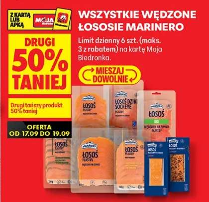 Wędzone łososie Marinero