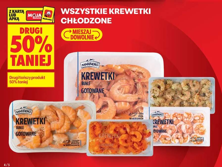 Krewetki chłodzone +3 warianty