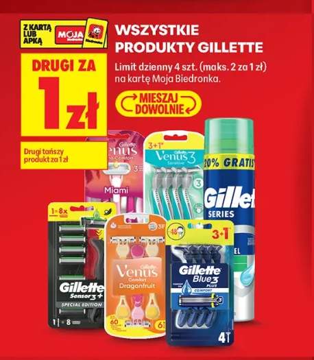 Produkty Gillette +6 wariantów