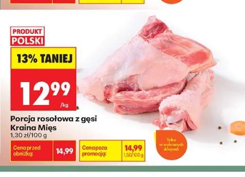 Porcja rosołowa z gęsi Kraina Mięs