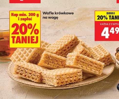 Wafle krówkowe na wagę