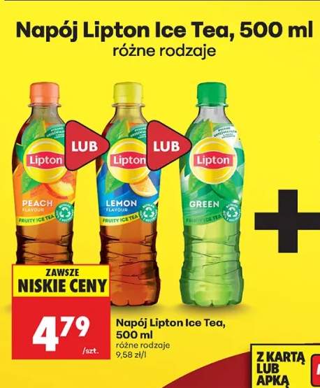 Napój Lipton Ice Tea Peach +2 warianty