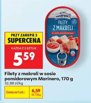 Filety z makreli w sosie pomidorowym Marinero