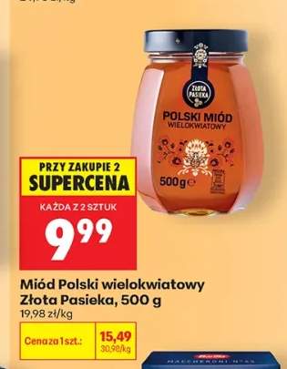 Miód polski wielokwiatowy Złota Pasieka