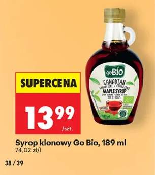 Syrop klonowy Go Bio