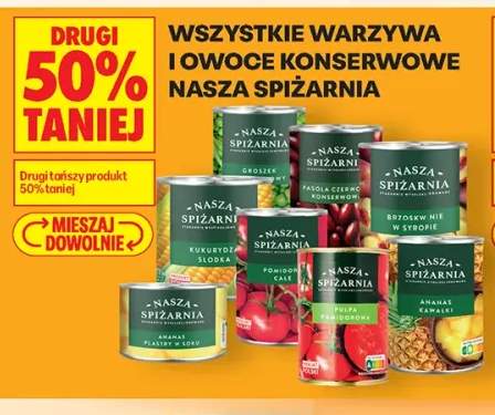 Warzywa i owoce konserwowe Nasza Spiżarnia +8 wariantów