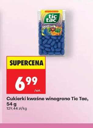 Cukierki kwaśne winogrono Tic Tac