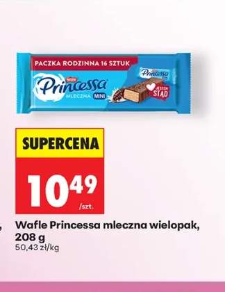 Wafle Princessa mleczna wielopak