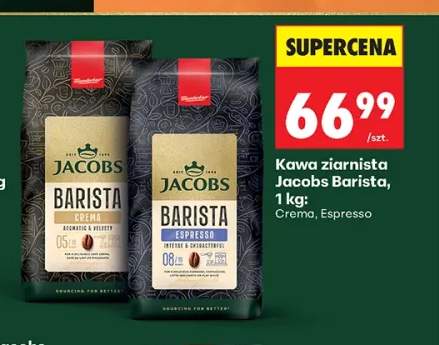 Kawa ziarnista Jacobs Barista Crema +1 wariant