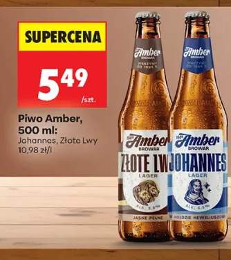 Piwo Amber Złote Lwy +1 wariant