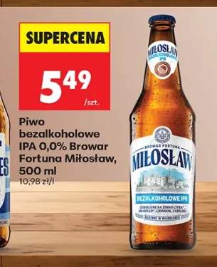 Piwo bezalkoholowe IPA Browar Fortuna Miłosław