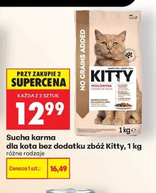 Sucha karma dla kota bez dodatku zbóż Kitty