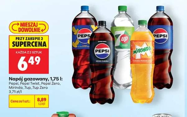 Napój gazowany Pepsi +5 wariantów