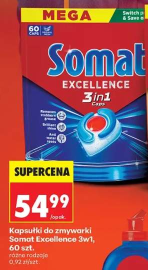 Kapsułki do zmywarki Somat Excellence 3w1