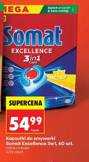 Kapsułki do zmywarki Somat Excellence 3w1