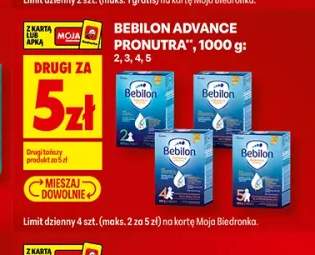 Mleko modyfikowane Bebilon Advance Pronutra 3 +3 warianty